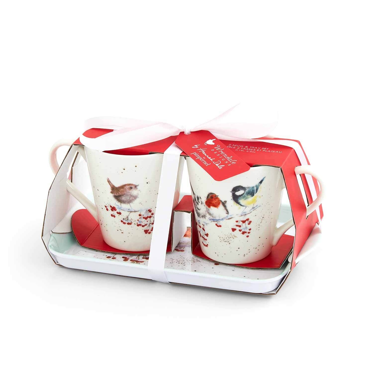 Wrendale Designs One Snowy Day Mug & Tray Set image number null